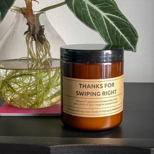 Candle • THANKS FOR SWIPING RIGHT • 225g